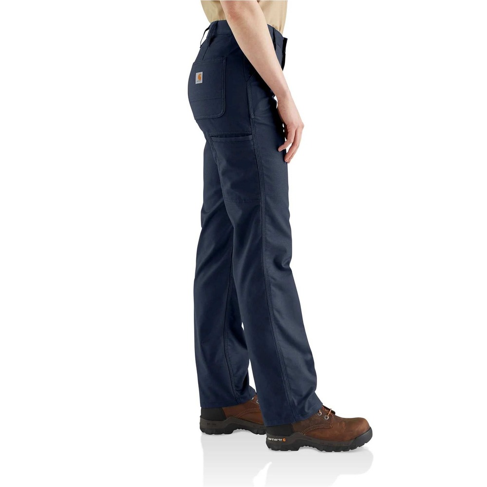 Carhartt 102689 Women's FR Rugged Flex Navy Canvas Work Pants Size 20 Reg NWT
